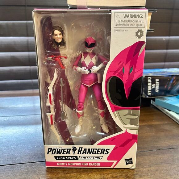 Power Rangers Lightning Collection 6" Mighty Morphin Pink Ranger Kimberly MMPR - Picture 1 of 7